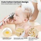 2 Pack Baby Hooded Towels  Premium Soft Cotton Baby Bath Towels With Hood  Ex   