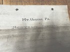 Vintage Mount Union  Pa Legal Document 1920