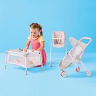 Baby Doll Nursery Bundle For 14  - 16  Dolls - Gigglescape