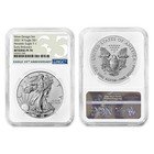 2021 Reverse Proof American Silver Eagle Designer 2pc Set Ngc Pf70 Er 35th
