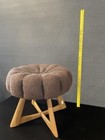 1950s Mcm Heywood Wakefield Swivel Vanity Chair Poof Free Shipping
