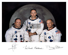 Apollo 11 Crew Buzz Aldrin N  Armstrong M  Collins Autographed 8x10 Framed Photo