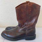 Vintage Red Wing Leather Pull On Boots Mens 9 5 E Pecos Model 1292 Supersole