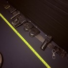 Bianchi Leather Duty Belt 34  W radio  Flashlight  Baton  Handcuff  Key Holster