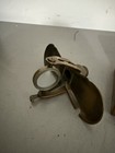 Ross London Vintage Brass Pocket Microscope Magnifier Eye With Case History 1930