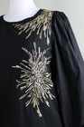 Chico s Nwt  89 Knit Embroidered Firework Sequin Top Size 2 Us 12   14   Large