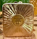 Estee Lauder Vintage Silver Gold Heart Solid Perfume Compact Case