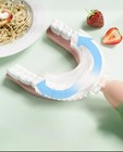 Rocket Kids U-shaped Toothbrush Food Grade Soft Silicone Brush Head 360 Cleaning