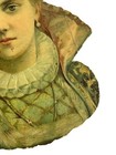 Victorian Trade Card Die Cut Lovely Women 5  Scrap Book 1800 s