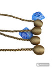 New Curtain Tie Backs Gold Rope 28  Length New Set Of 2
