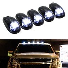 5pcs White Led Cab Roof Top Marker Running Lights Compatible With Truck Suv