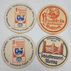 Lot Of 10 Vintage Beer Coasters From Germany