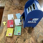 Melissa   Doug Wooden Mailbox Pretend Play Set W  Letters  Play Mail Cards   Key