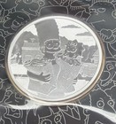 2021 Tuvalu The Simpsons Marge And Maggie 1oz Silver Coin In Card