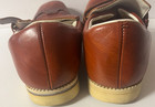 Vintage Brunswick Woman s Bowling Shoes Size 8 Mohagany Color W  Buckle Closure