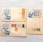 Israel Philatelic Cover Lot 1948-53 Doar Ivri Tabul Moadim Touring Exh  Post Due
