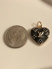 Louis Vuitton Zipper Pull Button Stamped Charm
