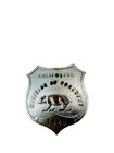 Vintage California Division Of Forestry Cdf Fire Dept Bear Badge  1480 1945-70