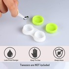 Aoutrow 16 Pack Contact Lens Case Box  Colorful Bulk Box Holder Container 