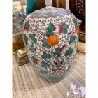 Vintage Chinese Hand Painted Large Porcelain Ginger Jar Vase Urn