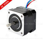 Stepperonline Nema 17 Stepper Motor Dual Shaft 37oz in 0 4a 34mm Diy 3d Printer
