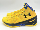 Under Armour Curry 2 Men s Size 9 5 Double Bang Basketball Shoe Gold 3026281-700