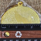 2009 Wolf Howling Defenders Of Wildlife Christmas Holiday Ornament Gold Tone New