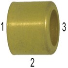 Brass Ferrule For Air And Water Hose 7328b 3 8  Id  675 Id  968 L  500 10-pack