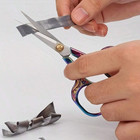 1 Pc Vintage Stainless Steel Sewing Scissors - Perfect For Fabric   Embroidery