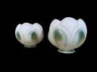 Antique Art Nouveau Art Deco Glass Lotus Flower Lamp Light Shade 2 1 4  Fitter