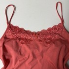 W d n y  W   s Pink Lace Trim Camisole Tank Top  Xl Silk Blend Y2k Coquette Vibes