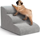3 Step Stairs For Sofa   Chair Nonslip Sturdy Pet Steps Dogs Cats Grey