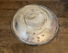 Vintage Silver Plate Serving Plate     Unmarked     Decorative Antique Style