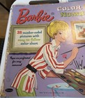 Vintage 1962 Whitman Barbie Color By Number Coloring Activity Book Mattel Unused