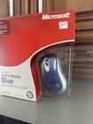 Microsoft Wireless Optical Mouse Blue K81-00004 Usb Ps 2 Windows Mac New