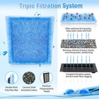8 Pack Rite-size C Filter Cartridges For Marineland Penguin Pro Power Filters