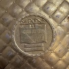 Vintage Guildcraft 8    Country Inn Fruit Cake Embossed Gold Tin