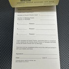 Waffle House Guest Check Pad To-go Order Claim Checks Yellow Pre-numbered