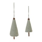 Felt Wool Pine Tree Ornament  set Of 8 