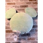 Disney Mickey Mouse Mint Green Embossed Icon Plush Decorative Pillow 16x19