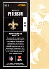 2017 Panini Contenders Season Ticket Adrian Peterson New Orleans Saints  8