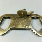Antiques Miscellaneous Brass Small Handcuffs Crafts Copper Handcuffs Collection
