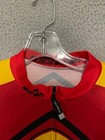 Borah Cycling Jersey Size Small Full Zip Red Stretch Adult Short Sleeve