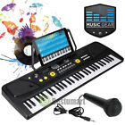61 Key Music Electronic Keyboard Electric Digital Piano Organ W  Stand   Mic