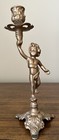 Vintage Victorian Cherub Angel Figurines Candle Holders Candlesticks  10 In