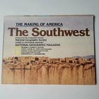 Vintage 1982 National Geographic Map Southwest Usa The Making Of America L    k 