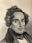 Vintage 1895 Antique Print Giacomo Meyerbeer Photogravure Original By Maurir