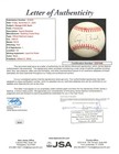 George Hw Bush Signed Onl Baseball  41st President  Bold Auto  Jsa Loa 