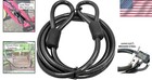 Water-resistant 12mm Security Cable - 7 Ft Braided Steel For All-purpose Use