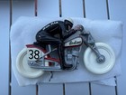 Ed Kretz The Iron Man 1993 Cast Iron Steve Posson Sculpture Motorcycle   Rider